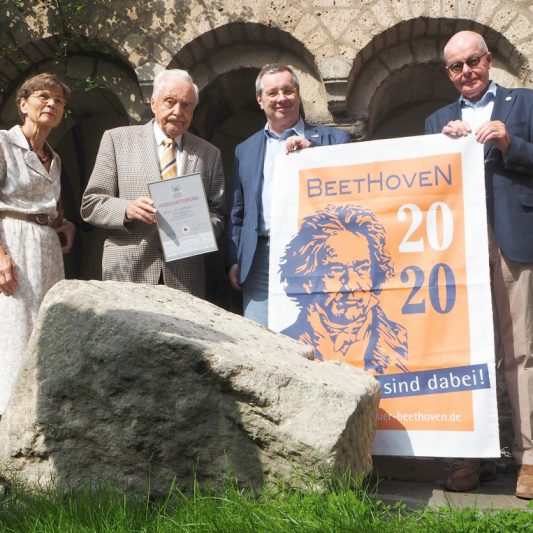 Freunde für Beethoven werden Steinpaten